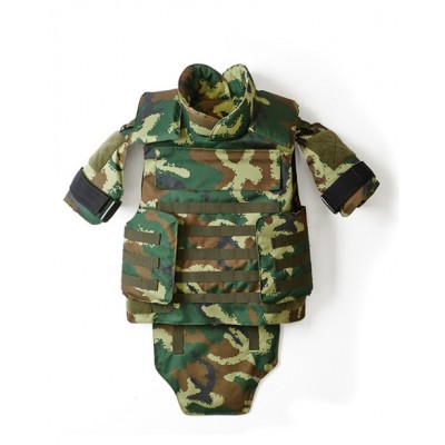 武警迷彩芳綸全防護戰術(shù)防彈衣