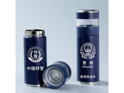 警用茶水分離杯 公安警察專(zhuān)用泡茶過(guò)濾杯 新型高檔警察茶杯 不銹鋼保溫杯