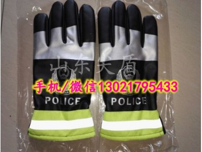 執勤羊皮手套，交警單手套,交警棉手套