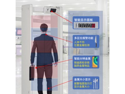 麥盾  MD-600G高精度物聯(lián)網(wǎng)安檢門(mén) 24探測防區 24區安檢門(mén) 公檢法專(zhuān)用安檢門(mén)